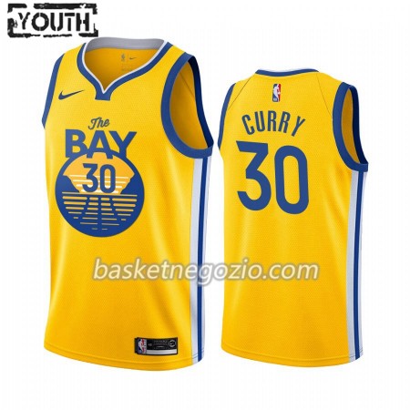 Canotte Bambino Golden State Warriors Stephen Curry 30 2019-20 Nike Statement Edition Swingman